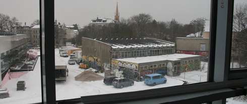 letzter Blick auf die Turnhalle